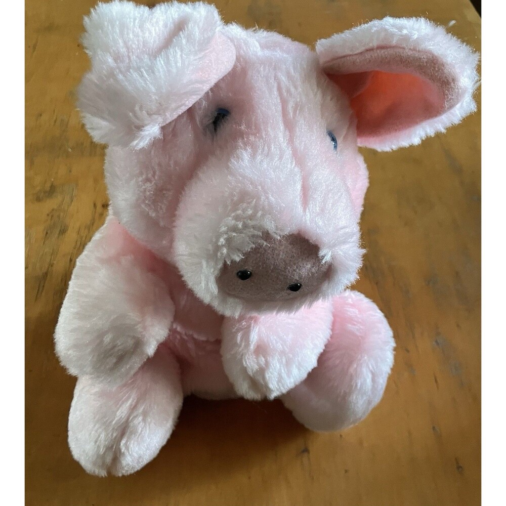 Vintage Animal Express Hand Puppet Pink Pig Plush 1978 Toy Stuffed Animal EUC